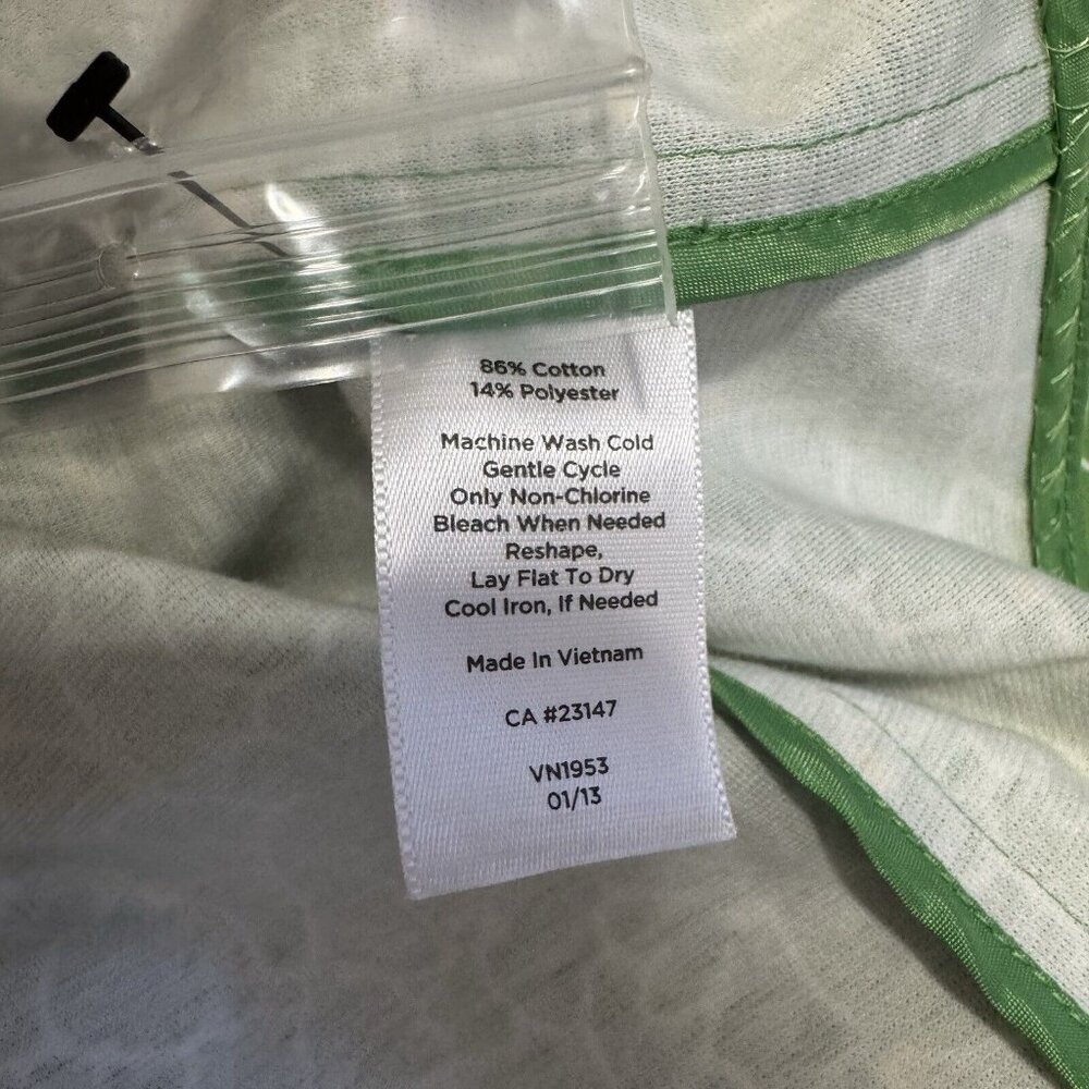 NWOT Talbots Blazer Jacket 1XP Petite Floral Green Yellow Cotton Stretch - Picture 9 of 10
